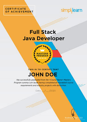 Simplilearn Java Full Stack Review